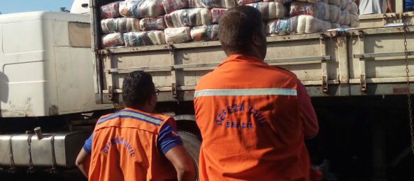 Defesa Civil entrega kits de assistência aos municípios de Santarém, Óbidos e Medicilândia
