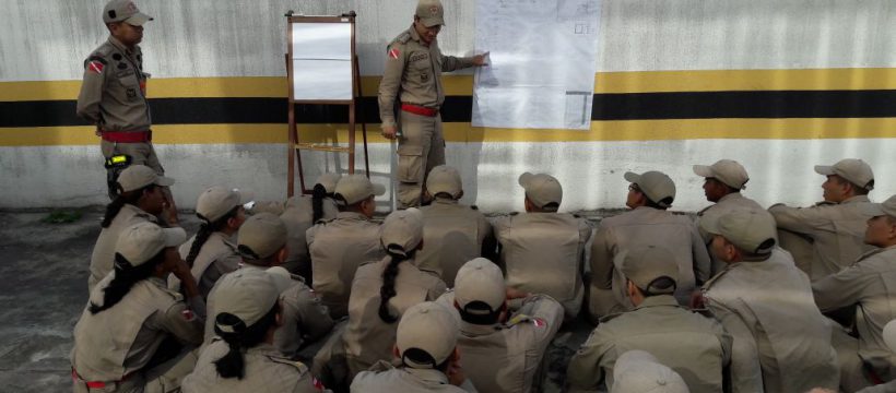CFO realiza instrução de tecnologia de combate a incêndio em prédio mais alto de Belém
