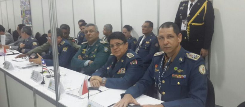 Comandante Geral do CBMPA participa de Feira Internacional de Defesa e Segurança no Rio de Janeiro