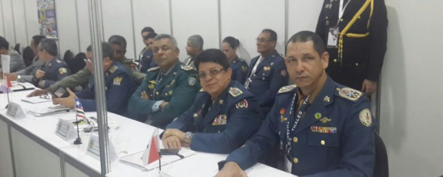 Comandante Geral do CBMPA participa de Feira Internacional de Defesa e Segurança no Rio de Janeiro