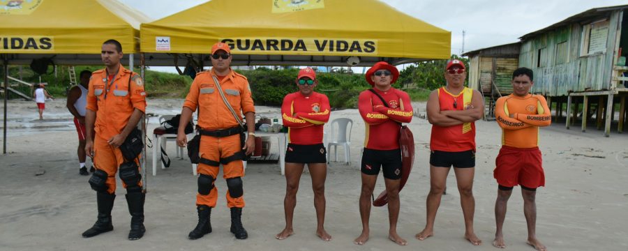 2º dia da Operação Semana Santa dos Bombeiros em Salinópolis