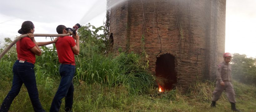 6º Pelotão CFP intensifica exercícios operacionais de combate a incêndio