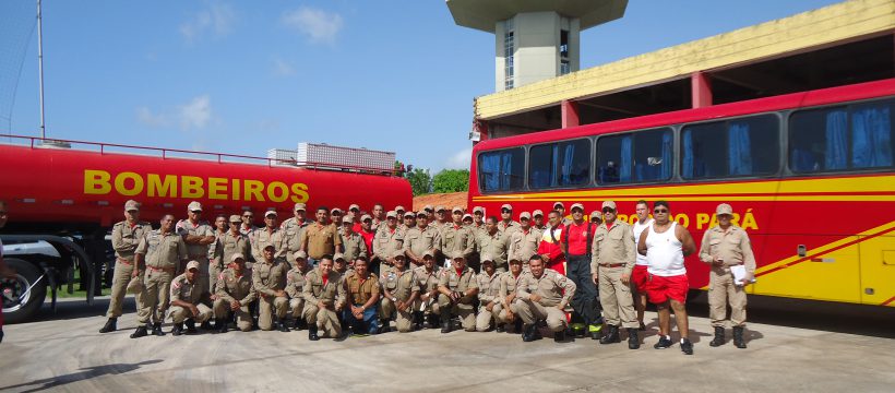 Visita social do 1° GBM a um de seus militares