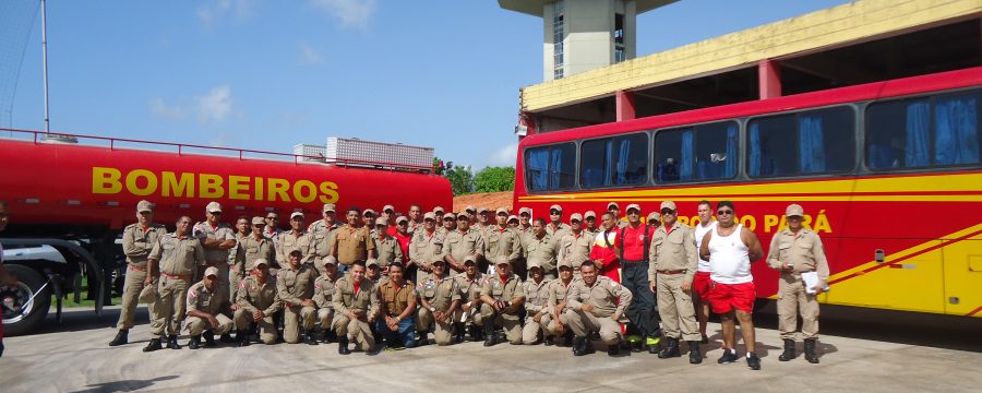 Visita social do 1° GBM a um de seus militares