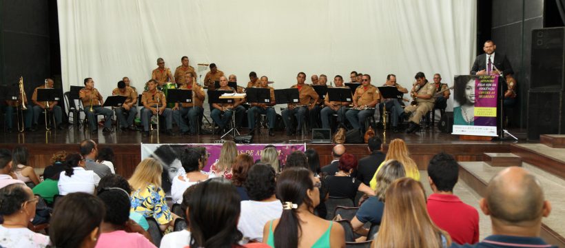 Banda de Música do CBMPA participou da Campanha de Enfrentamento à violência contra a Mulher