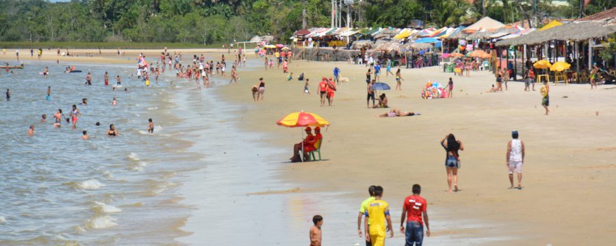 Prevenção nas praias de Barcarena no quarto dia de Operação Carnaval