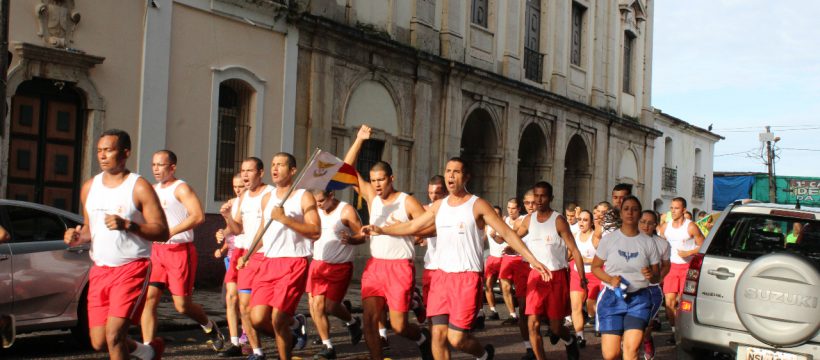 Militares do Corpo de Bombeiros participam de corrida da paz