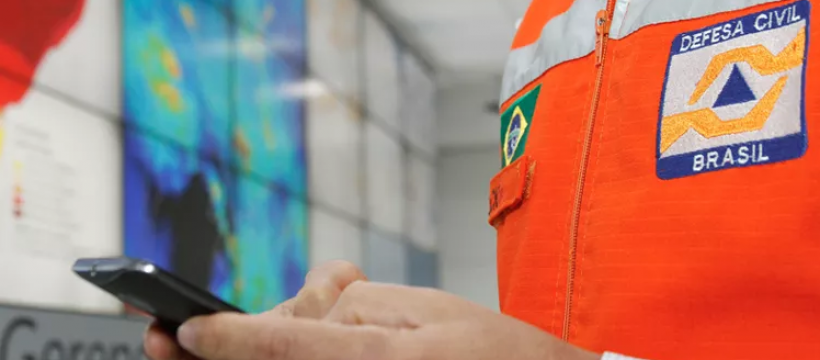 População receberá alertas de possíveis desastres naturais via SMS