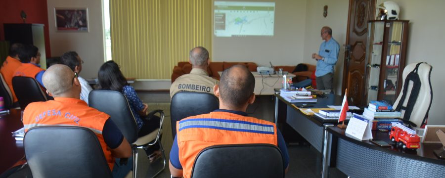 DEFESA CIVIL ESTADUAL SE REUNE COM MEMBROS DO CENSIPAM