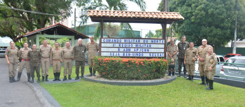 CORPO DE BOMBEIROS SE REUNE COM A 8ª REGIAO MILITAR