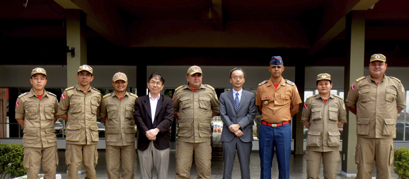 VISITA DE CORTESIA DO CONSULADO DO JAPÃO AO CBMPA