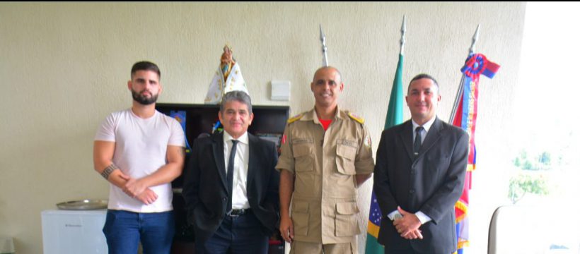 VISITA DO VEREADOR JOAQUIM CAMPOS AO CBMPA
