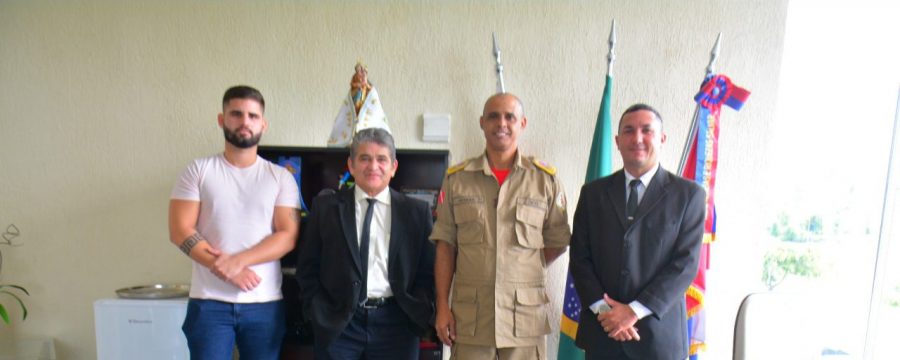 VISITA DO VEREADOR JOAQUIM CAMPOS AO CBMPA