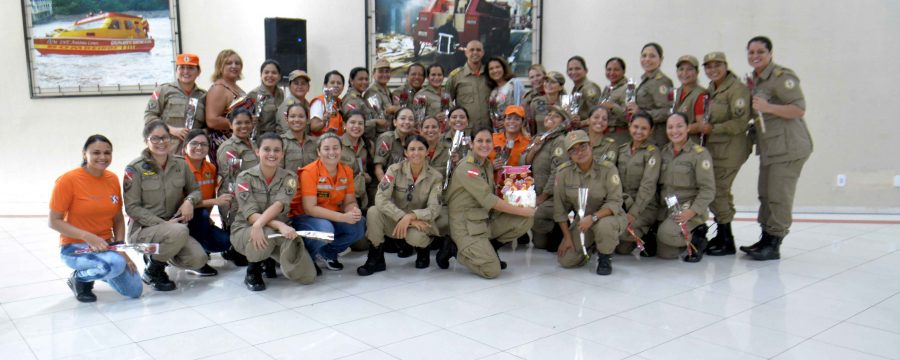 Solenidade homenageia a presença feminina no CBMPA