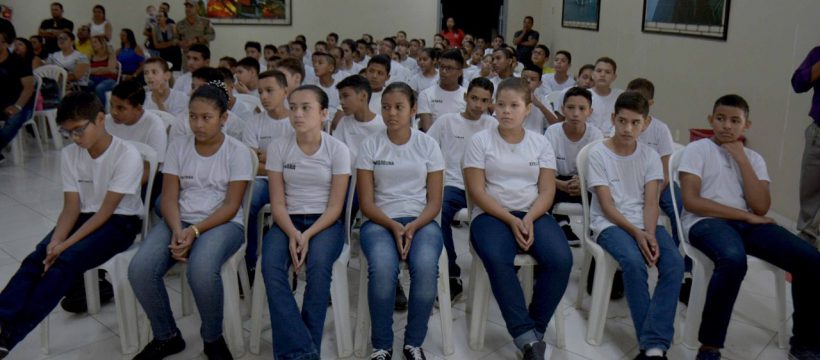 CBMPA realiza aula inaugural para novos alunos do Projeto Escola da Vida