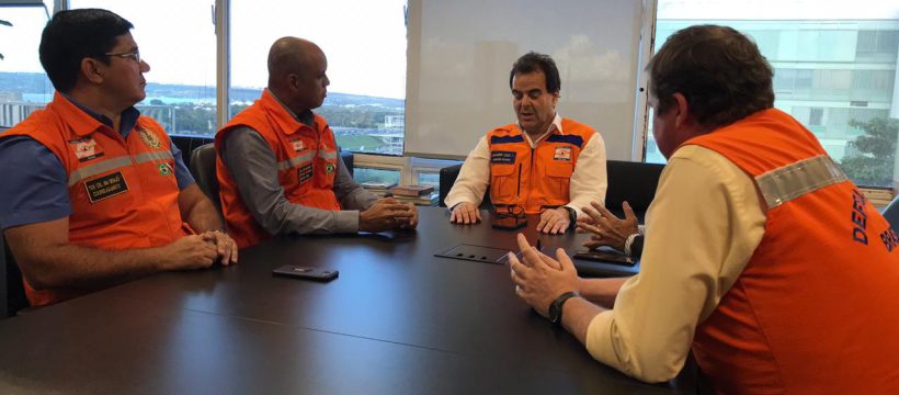 CBMPA e CEDEC PA participam de reuniões com o Secretário Nacional de Defesa Civil em Brasília-DF