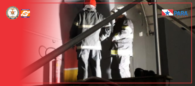 BOMBEIROS ATUAM EM PRINCÍPIO DE INCÊNDIO