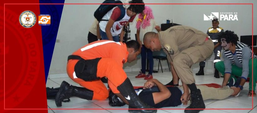 CORPO DE BOMBEIROS REALIZA PALESTRAS DE PRIMEIROS SOCORROS EM ESCOLAS PÚBLICAS DE ALTAMIRA