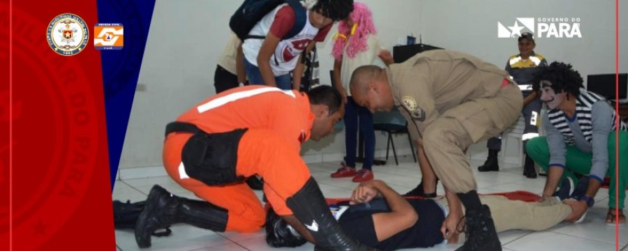 CORPO DE BOMBEIROS REALIZA PALESTRAS DE PRIMEIROS SOCORROS EM ESCOLAS PÚBLICAS DE ALTAMIRA