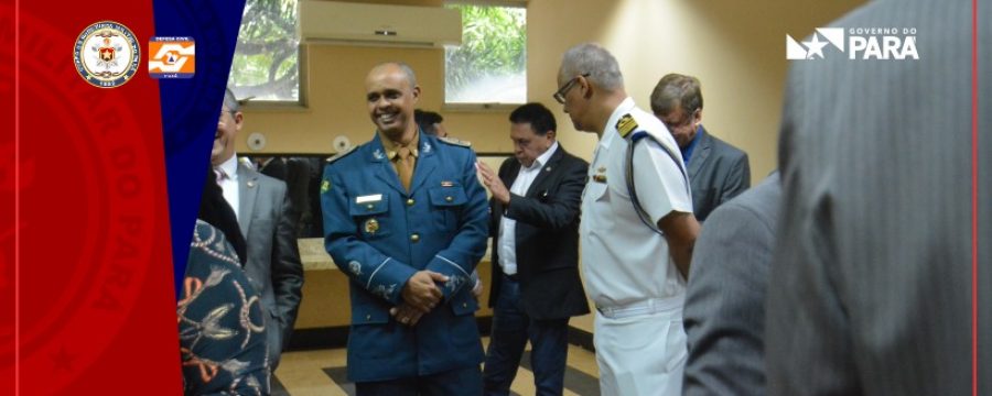 Corpo de Bombeiros no lançamento do programa Territórios pela Paz