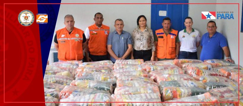 DEFESA CIVIL FAZ ENTREGA DE 400 CESTAS DE ALIMENTOS NO MUNICÍPIO DE PACAJÁ