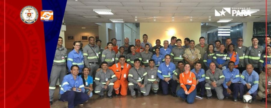 CORPO DE BOMBEIROS PARTICIPA DE SIMULADO SOBRE  VAZAMENTO DE ÓLEO NO RIO PARÁ