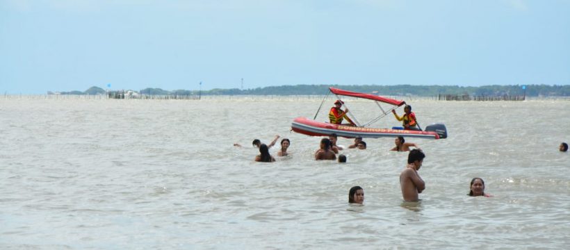 CBMPA FAZ PREVENÇÃO EM MARUDÁ NO TERCEIRO FIM DE SEMANA DAS FERIAS