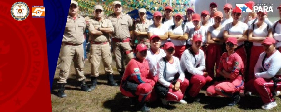 Bombeiros garantem a prevenção na Festa da Integração Nordestina