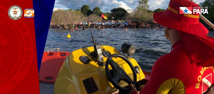 Bombeiros atuam nas praias de Santarém e Belterra durante Operação Verão