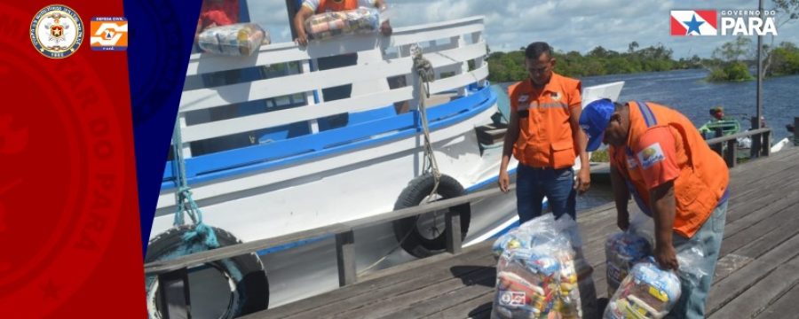 Defesa Civil entrega cestas básicas a municípios do Baixo Amazonas