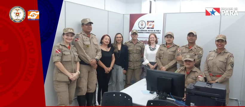 Serviços do Corpo de Bombeiros são disponibilizados na Estação Cidadania Metrópole Ananindeua