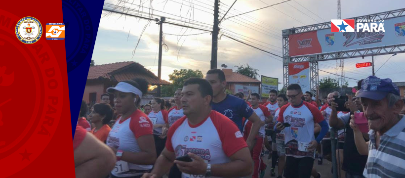 4º Grupamento Bombeiros Militar realiza 3ª Corrida do Fogo em Santarém