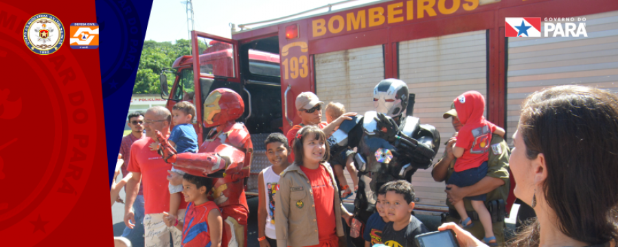 CORPO DE BOMBEIROS REALIZA “MANHÃ ALEGRE” PARA OS FILHOS DE MILITARES