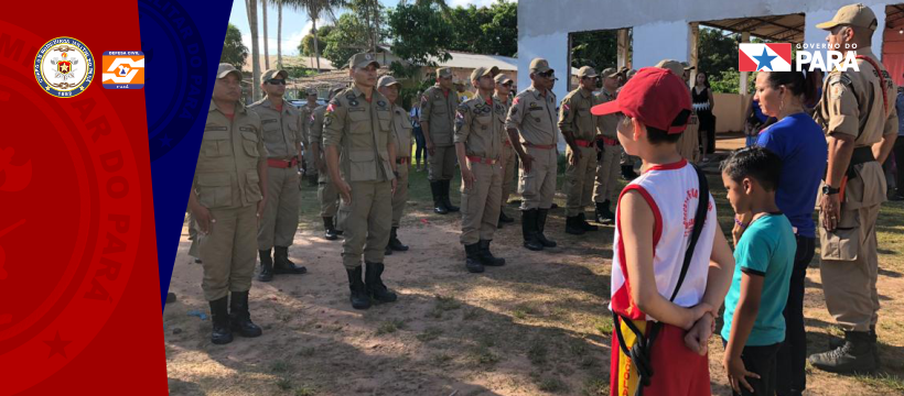 Escola Pérola do Maicá homenageia Bombeiros Militares em Santarém