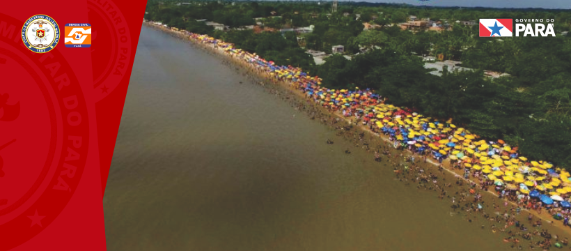 Praias no distrito de Outeiro lotam neste 3° final de semana de julho