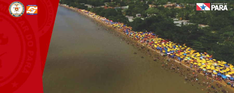 Praias no distrito de Outeiro lotam neste 3° final de semana de julho