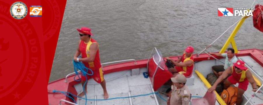 Acidente marítimo com balsas no Marajó