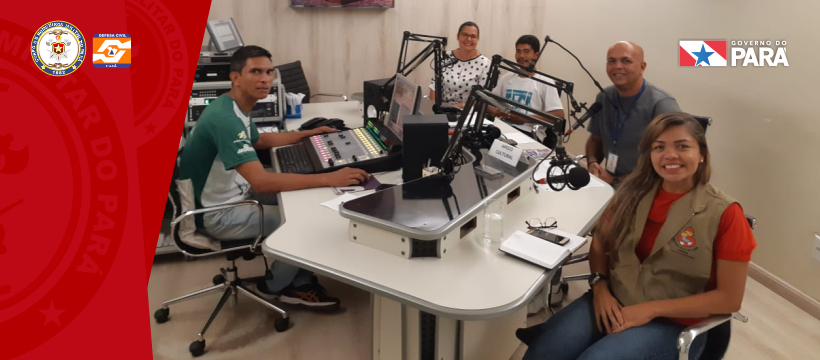 Coordenadora do Projeto Bombeiros da Vida visita Rádio Nazaré