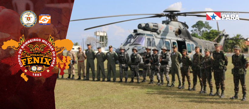 Corpo de Bombeiros realiza monitoramento com o apoio do Exército Brasileiro e Força Nacional