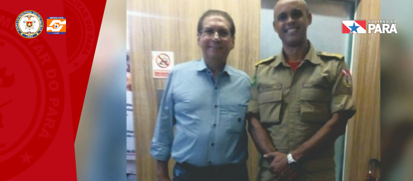 Comandante do Corpo de Bombeiros Militar do Pará participa de reunião com o Senador Jader Barbalho