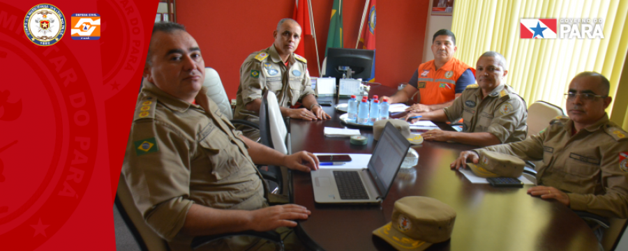 Corpo de Bombeiros faz reunião estratégica com o Exército Brasileiro para o combate às queimadas