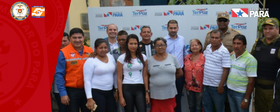 CORPO DE BOMBEIROS MARCA PRESENÇA NA INSTALAÇÃO DO TERPAZ NA TERRA FIRME