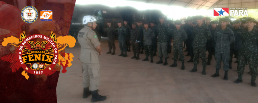 Corpo de Bombeiros treina militares de Tucuruí para combate a incêndios florestais