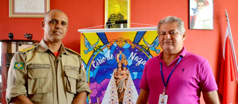 Corpo de Bombeiros recebe Diretoria do Círio de Nazaré