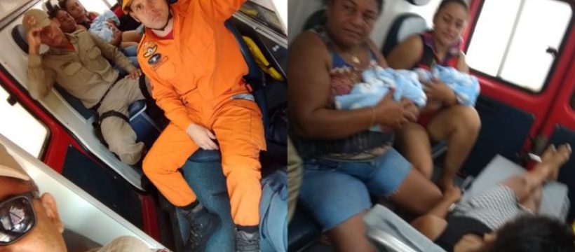 Corpo de Bombeiros faz parto prematuro de gêmeos em comunidade de Itaituba