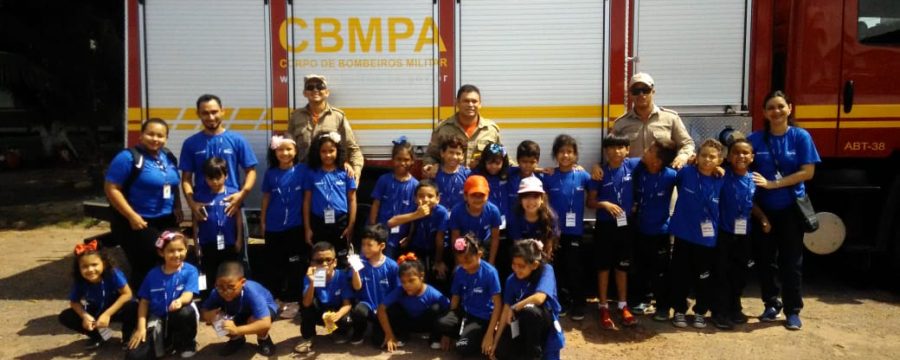 Território pela Paz: Corpo de Bombeiros visita comunidade no Icuí-Guajará