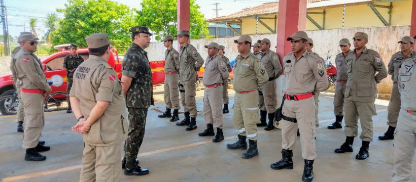 Corpo de Bombeiros recebe o comandante do Batalhão de Altamira