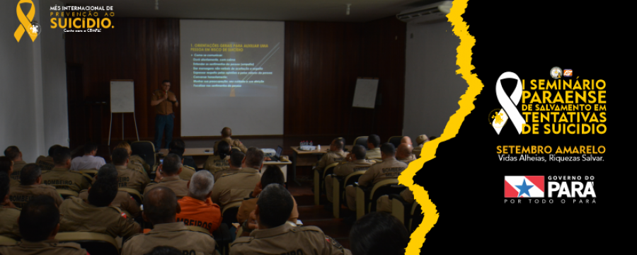 Corpo de Bombeiros realiza seminário de salvamento em tentativas de suicídio