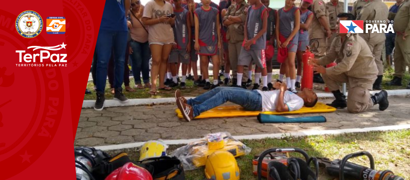 CORPO DE BOMBEIROS INAUGURA AÇÕES DO TERRITÓRIOS PELA PAZ NO GUAMÁ