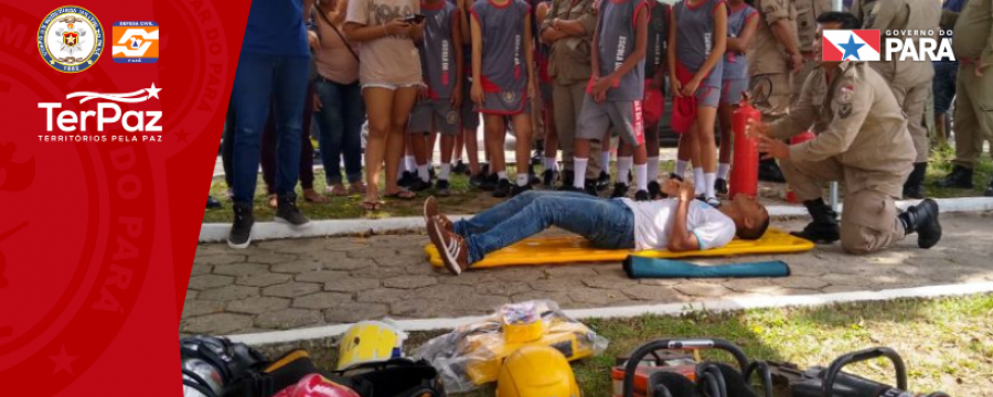 CORPO DE BOMBEIROS INAUGURA AÇÕES DO TERRITÓRIOS PELA PAZ NO GUAMÁ